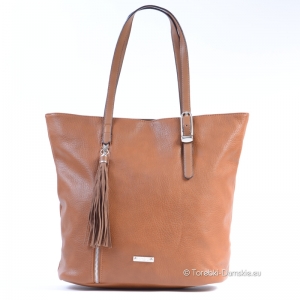Torba David Jones kolor Camel