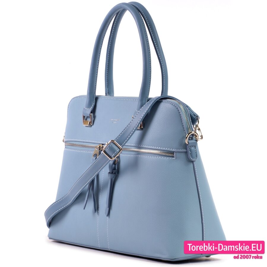 Błękitna torebka damska w pięknym odcieniu - kolekcja wiosna 2020