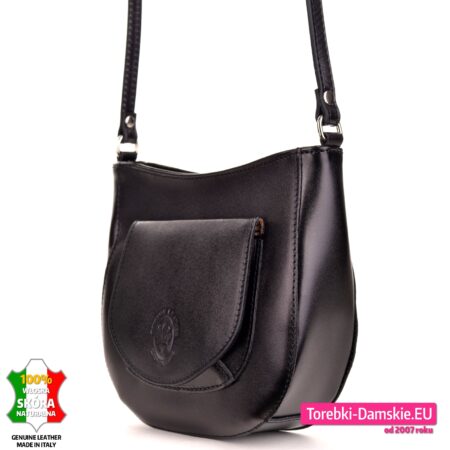 Ładna torebka crosbody czarna