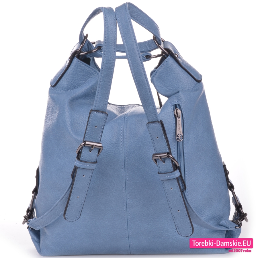 Plecak torba błękitna jasnoniebieska
